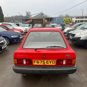 1989 Ford Escort Popular Hatchback Petrol Manual - Image 5