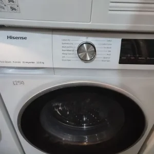 White 10kg Hisense Steam Inverter Washer Dryer - Image 2