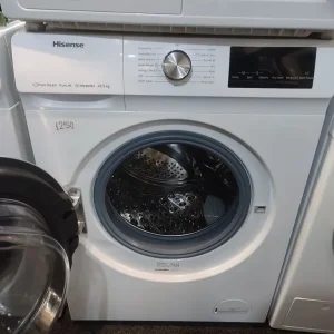 White 10kg Hisense Steam Inverter Washer Dryer - Image 4