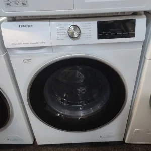 White 10kg Hisense Steam Inverter Washer Dryer
