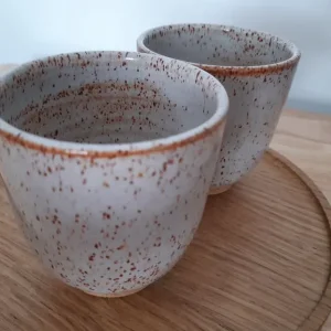 A pair of hand-thrown cups by Ximena Heasman - Image 3