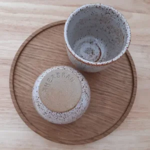 A pair of hand-thrown cups by Ximena Heasman - Image 4