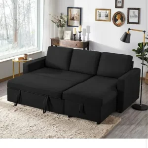 Yaheetech corner sofa bed 3-seater - Image 3