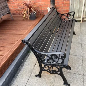 Cast iron garden bench - Image 2