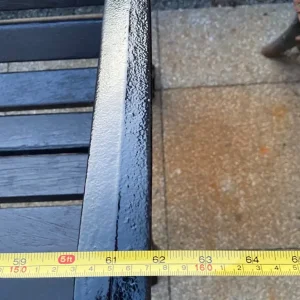 Cast iron garden bench - Image 3