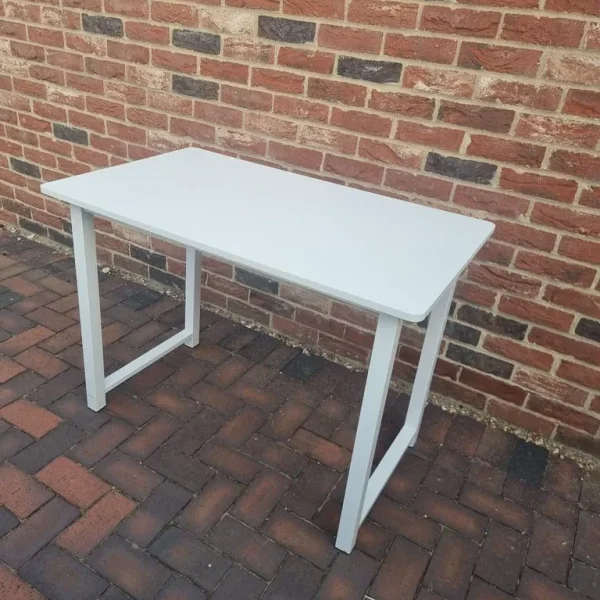 White desk W100 x D60cm