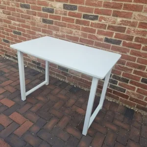 White desk W100 x D60cm
