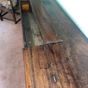 Antique mahogany georgian square piano case - Image 4