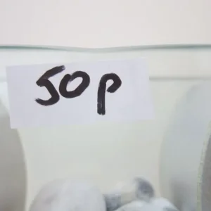 Vase with stones and cones - Image 4