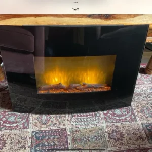 Wall mounted electric fire