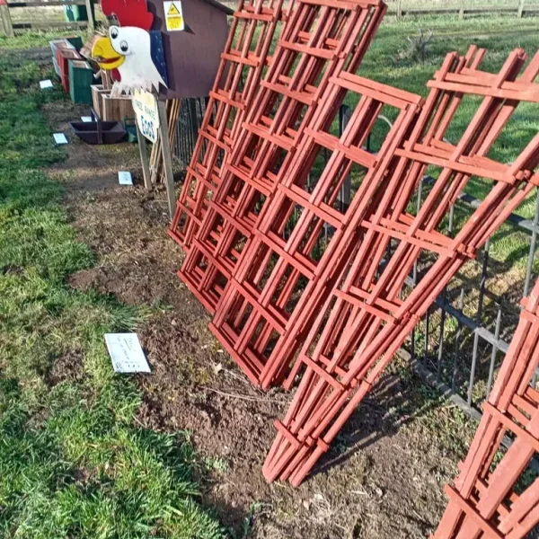 Garden trellis 6ft 5ft 4ft straight and fan