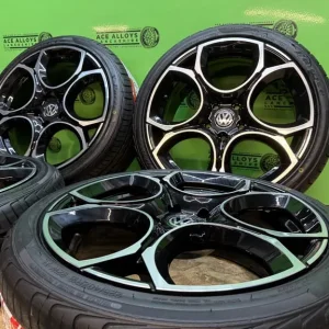 18" VW GTI Style Alloy Wheels with New Tyres – Fits A3 Caddy, Golf, Skoda - Image 5