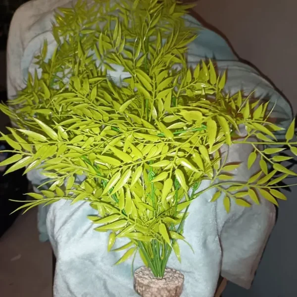 Big silk plastic plant