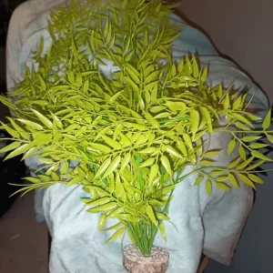 Big silk plastic plant