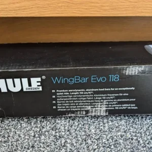 Thule Evo wing bars 118 x 2 for car camping setup - Image 2