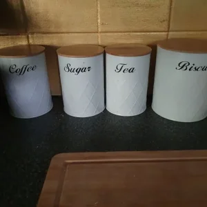 Tea coffee sugar bread bin biscuits tins - Image 3