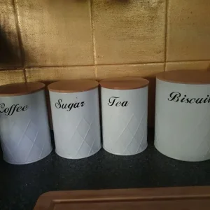 Tea coffee sugar bread bin biscuits tins