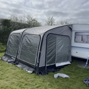Westfield Vega 375 AIR awning - small tear in roof, patched - Image 2