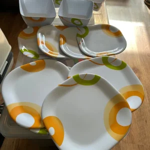 Camping plates lightweight melamine