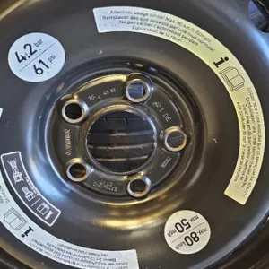16-inch Space Saver Spare Wheel and Tyre for Mercedes BMW Mini Cooper - Image 2
