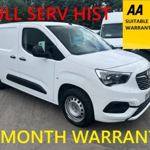 2020 Vauxhall Combo 2300 1.5 Turbo D 100ps H1 Sportive Van Panel Van Diesel Manual