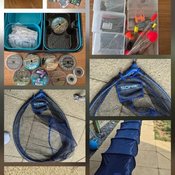 Fishing tackle gear job lot