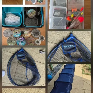Fishing tackle gear job lot