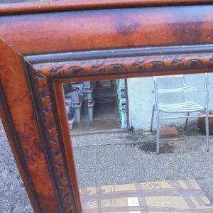 Large Old Mirror with Bevelled Glass, 40” x 28” - Image 5