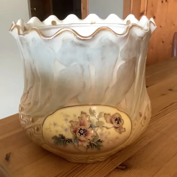 Antique Austrian Turn Wein plantpot