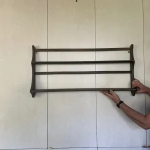 Vintage Ercol plate shelf