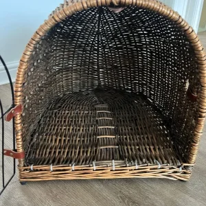 Wicker Pet Carrier Basket - Image 5