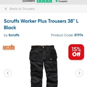 Working mens trousers