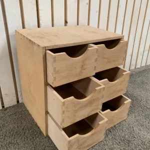 Wooden Drawer Chest with 6 Drawers - Image 3