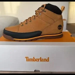 Timberland Euro Rock Mid Lace Hiker Boots Wheat Nubuck Men's Size 8 - Image 3