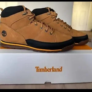 Timberland Euro Rock Mid Lace Hiker Boots Wheat Nubuck Men's Size 8