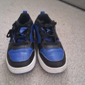 Nike Blue/Black Junior Court Borough Low Recraft Trainers - Image 2