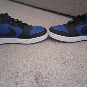 Nike Blue/Black Junior Court Borough Low Recraft Trainers - Image 3