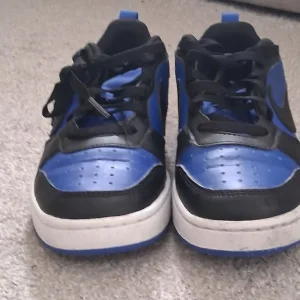 Nike Blue/Black Junior Court Borough Low Recraft Trainers - Image 4
