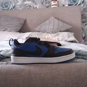 Nike Blue/Black Junior Court Borough Low Recraft Trainers