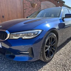 2020 BMW 3 Series 2.0 Diesel Sport Touring Estate – Mediterranean Blue with Leather Interior - Image 3