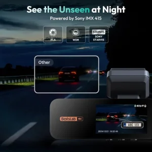 4K Dash Cam Front and Rear with Night Vision and GPS - Image 8