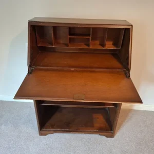 Oak Bureau in Dark Wood - Image 3