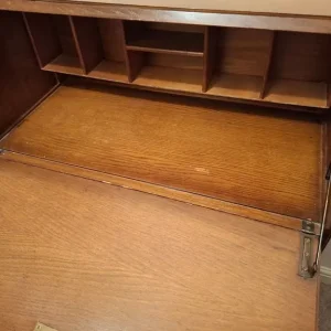 Oak Bureau in Dark Wood - Image 5