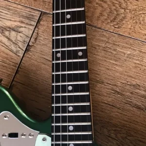Alden Jazzcaster Electric Guitar – Metallic Green - Image 6
