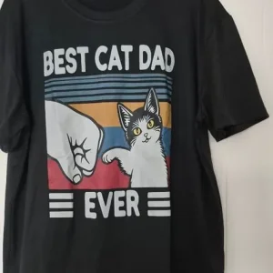 Mens tshirt - Best Cat dad ever