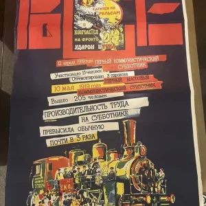 2x Soviet Union Posters from 1987 & 1989
