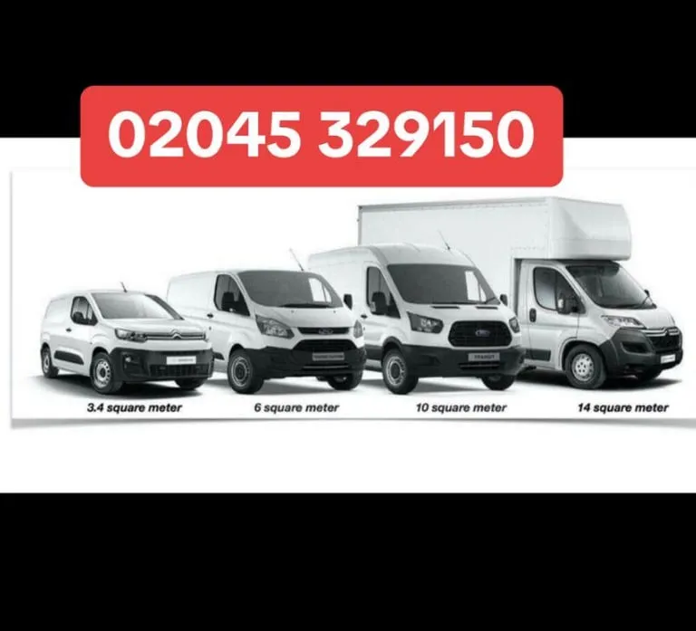 Man and Van Moving Services – 24/7, Last Minute, All Areas