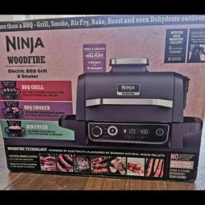 Ninja wood fire electric BBQ and grill
