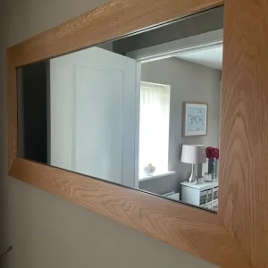 Oak surround mirror - Image 2