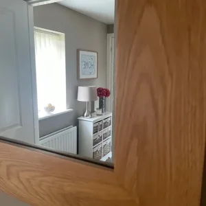Oak surround mirror - Image 3